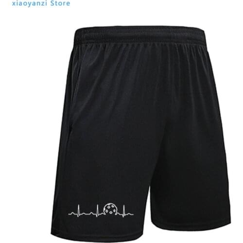 Pickleball Heartbeat sports running shorts, Funny Cute EKG Love Player Gift Women Brand Clothing Summer New Sexy men short pants