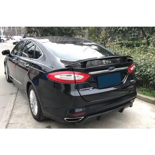 Car Trunk Spoiler ABS Plastic Rear Trunk Wing Accessories Universal Spoiler For Ford Mondeo Fusion Spoiler 2012 - 2018