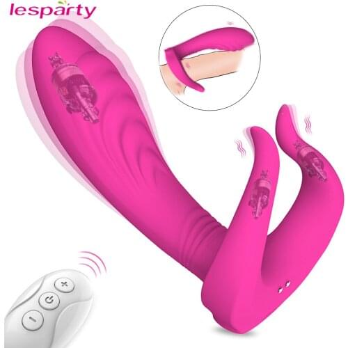 Couple Vibrator for Penis Clitoris Stimulator Sex Toys for Men Cock Ring Vibrator Strap On Penis Massage Sex Toy Dildo for Women