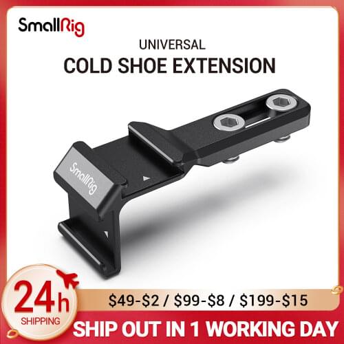 SmallRig Camera Clamp Dual Cold Shoe Extension Vlogging Rig for Microphone , flash Light DIY Set Up for Sony , for Nikon 2881