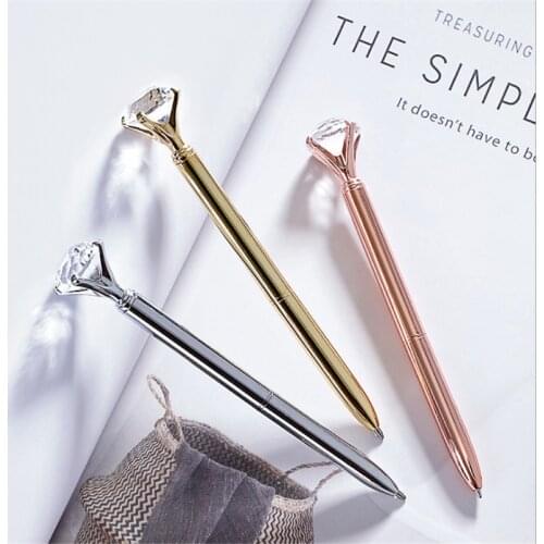 1pcs Wedding Diamond Writing Pen Bridesmaid Proposal Bride Wedding Decoration Bachelorette Party Bridal Shower Gift for Guest-S