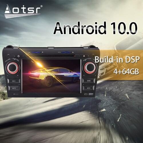 For Mazda3/Mazda 3 2003-2009 Car Multimedia Radio Player Stereo Android 10 DSP 7 inch IPS Screen Audio GPS Navigation head unit