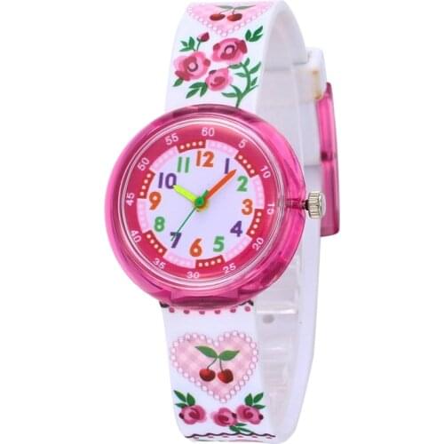 Watch Kids 11 Designs Christmas Gift Cute Flower Girl Watch Children Fashion Watches SportS Jelly Cartoon New BoyReloj Infantil