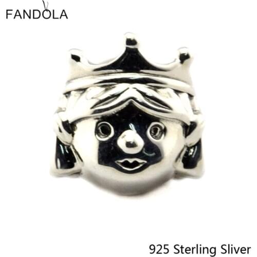 CKK 925 Sterling Silver Precious Princess Charms Original Fashion Beads Fits Bracelets & Bangle DIY Jewelry