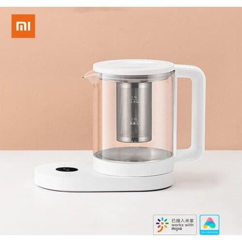 Xiaomi Mi Mijia Electric Kettle 1.5L Glass Teapot White Smart Multifunctional Health Pot 1000W Office Thermo Pot Home Appliances
