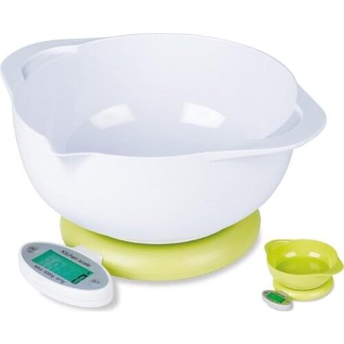 5KG/1g LCD Display Electronic Kitchen Scale Digital measuring tools Electronic Kitchen Food Diet Postal Weight Tool with Tray