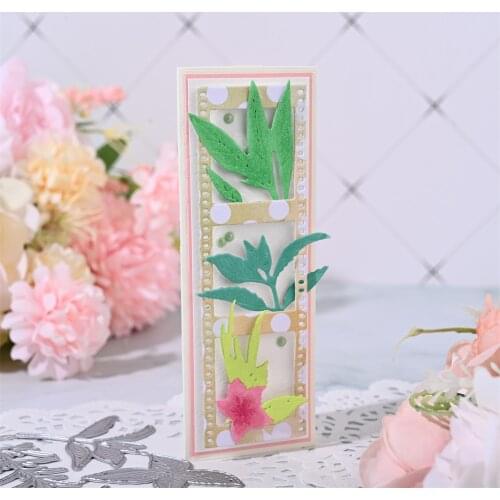 YaMinSanNiO Leaves Flower Metal Cutting Dies Decoration For Scrapbooking Craft Stencil DIY Album Template Decor Handmade Gifts