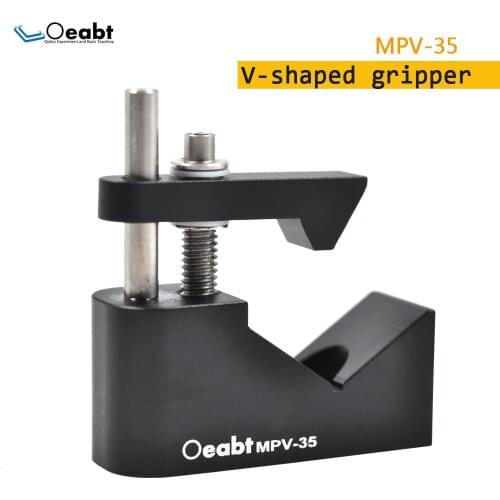 MPV-35 V Clamp V-type Adjuster Cylinder Mount used forSmall Laser Diode Fiber Collimation Set up an optical experimen platform