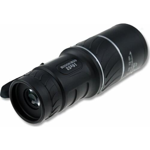 Newest 16x52 Dual Focus Zoom Optic Lens Day Vision Armoring Travel Monocular Telescope Tourism Scope Binoculars