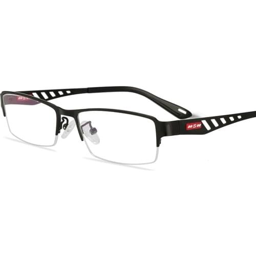 Anti Blue Rays Reading Glasses Men Women Half-frame Diopter Glasses Male Presbyopic Eyeglasses +1.0+1.5+2.0+2.5+3.0+3.5+4.0