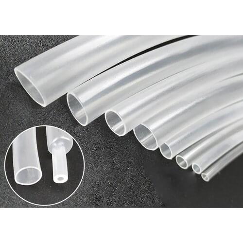 Transparent 4:1 heat shrinkable sleeve Φ4mm~Φ52mm double wall with rubber insulation 4 times heat shrinkable cable sleeve