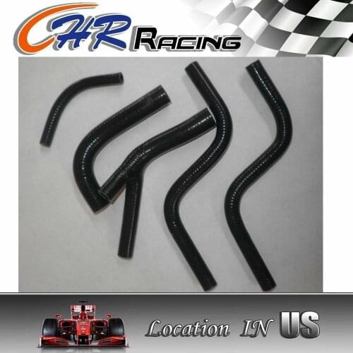 Silicone radiator hose FOR Honda CR250 CR 250 1985 1986 1987 85 86 87 BLACK