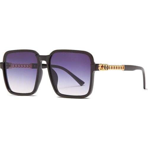 Square Net Red Half-frame Glasses European and American Personality Street Style Trendy Sunglasses New Sunglasses