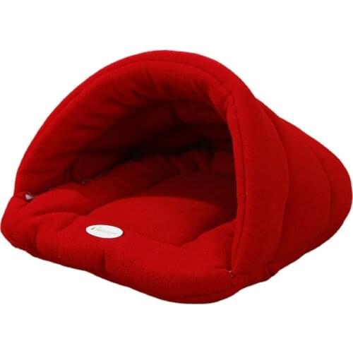 Super Soft Pet Dog Cat Bed Autumn Winter Deep Sleep Warm Sleeping Bag Puppy Cushion Portable Cat Supplies Accessories Wholesale