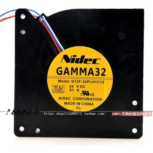 Nidec D12F-24PLH1C13 Server Cooling Fan DC 24V 0.91A 120x120x32mm 3-wire
