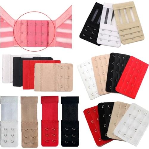 Lady 1/2/3/4/5 Hooks Bra Extender for Womens Elastic Bra Extension Strap Hook Clasp Expander Adjustable Belt Buckle Underwear