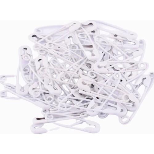 100pcs Mini Safety pins Metal Apparel Accessories Marker Tag Small Pins Safe Craft Knitting Cross Stitch Holder DIY Sewing
