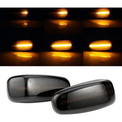 2 pieces For Mercedes-BENZ E-Class W210 C-Class W202 W208 W638 R170 Dynamic Side Marker Turn Signal Light Blinker Light