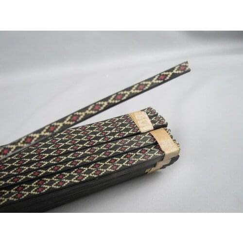 25STRIP LUTHIER FIGURED BINDING XL-69,Measures 5mm x1.5mm thick and 640mm long