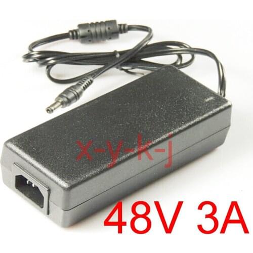 30PCS 48V3A High quality IC solutions AC 100V-240V DC 48V 3A Switch power supply, 144W LED adapter, 5.5mm*2.1-2.5mm