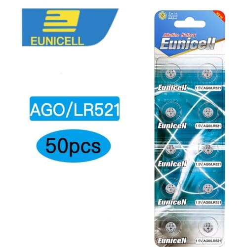 50pcs AG0 LR69 LR521 379A SR521SW D379 V379 SR63 SG0 SR521 1.55V Alkaline Button Cell Coin Batteries Battery For Watch Toys