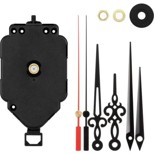 DIY Quartz Clock Repair Accessories For Clock Pendulum Swing Movement Mechanism Motor Hanger With 2PCS Metal Clock Hands