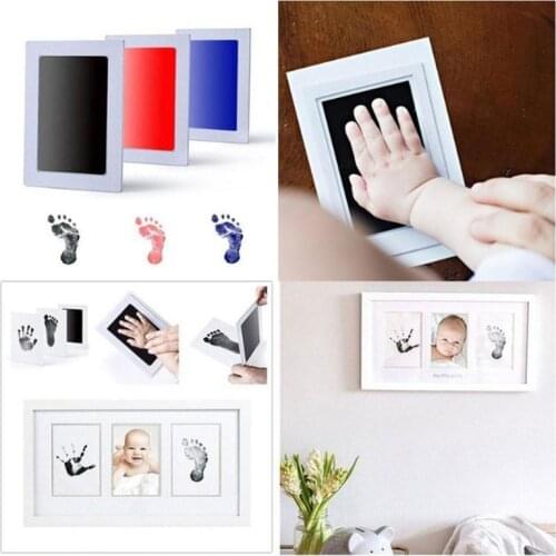 Safe Baby Hand Footprint Makers No Touch Babies Accessories Newborn Birth Souvenir Ink Pad Kits New Born Gift Pet Dog Paw Print