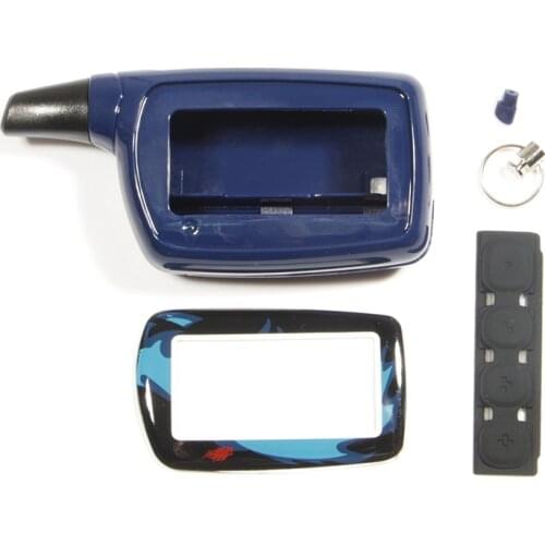 Blue color Logicar 4 Keychain Case for Logicar 1 2 3 4 5 6 i for Logicar anti-theft device two way alarm system