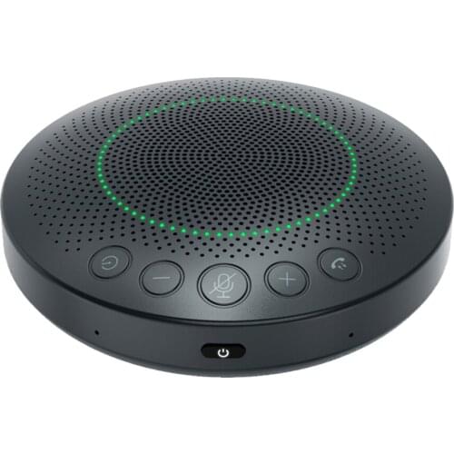 JOYUSING Bluetooth Speakerphone, 6 Mics, Enhanced Voice Pickup, Bluetooth 5, Conference USB Speakerphone 360° Pickup for Busines