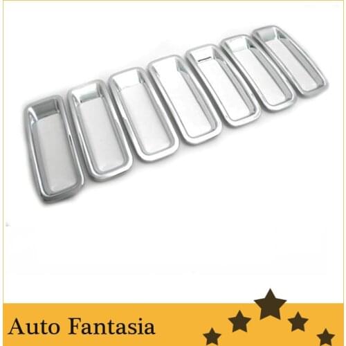 Chrome Grille Insert Trim for Jeep Patriot 11-13