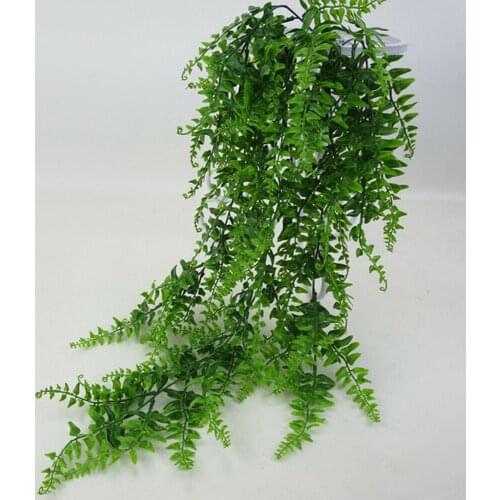 2pc Artificial Ivy Trailing Vine Fake Foliage Hanging Leaf Garland Plant Decor Green Home Outdoor Garden Decor 85cm
