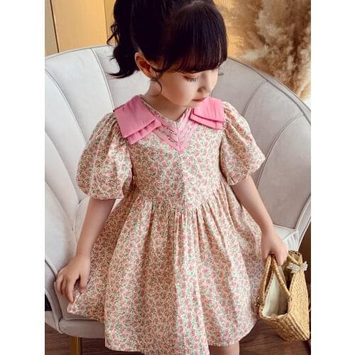 Girls' summer dresses 2021 new childrens summer dresses, hanfu girls, princess dresses, childrens dresses, summer Lolita dress