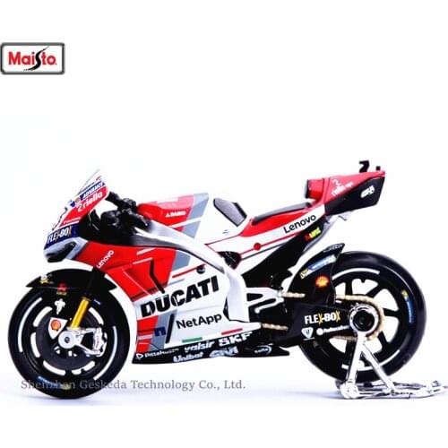 Maisto 1:18 Ducati GP2018 Championship Racing Silvardo simulation alloy motorcycle model toy car Collecting gifts