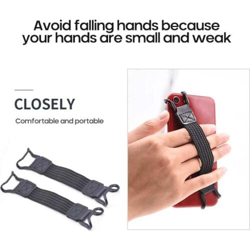 Mobile Phone Holder Finger Grip Elastic Band Strap One Hand Operation Anti-slip Cellphone Smartphones Tablet Bracket Dropship