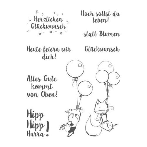 German Transparent Clear Silicone Stamp/Seal for DIY scrapbooking/photo album Decorative clear stamp 057