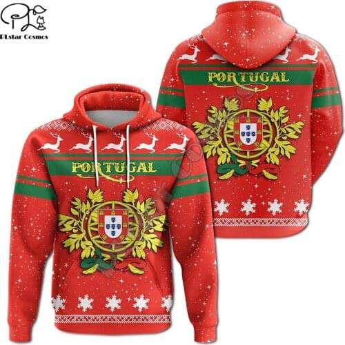 PLstar Cosmos Newest Fashion Portugal Symbol 3D Print Hoodie Sweatshirts Flag Zip Hooded Men‘s/Women Casual Brand Clothing P3