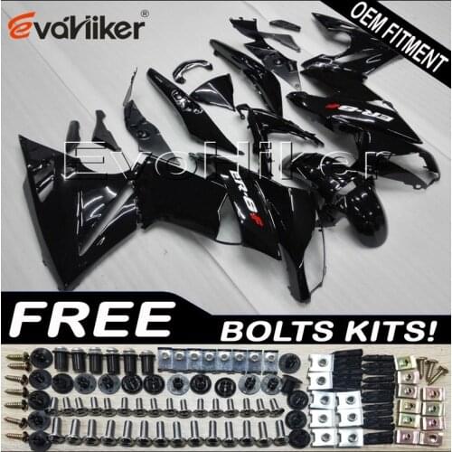Motorcycle Fairing for 650R ER6f 2009 2010 2011 black ER-6f 09 10 11 Motorcycle cowl Full fairing kits