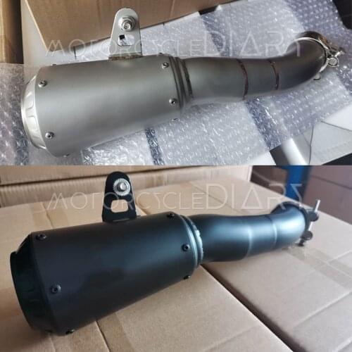 MT03 R25 R3 Motorcycle Full Systems Akrap AK Exhaust Muffler Pipe Slip-on Escape Moto For Yamaha YZF-R25 YZF-R3 MT-03 2015-2017