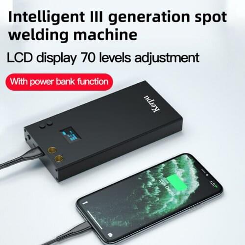 Portable Spot Welder 6 Gears Mini Spot Welding For 18650 Spot Welding Machine Tool Nickel Plate 0.1~0.2mm Nickel Strip Sheet