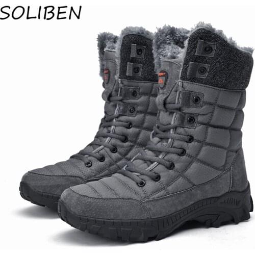 Мужские зимние ботинки SOLIBEN China At AliExpress