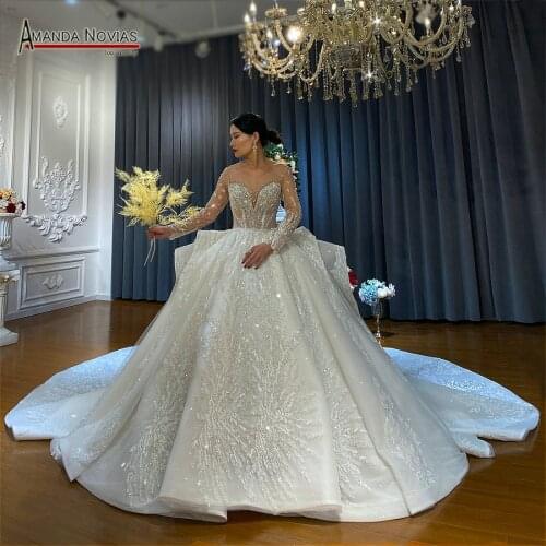 Special Design Wedding Dress 2021 Amanda Novias Brand Wedding Dresses