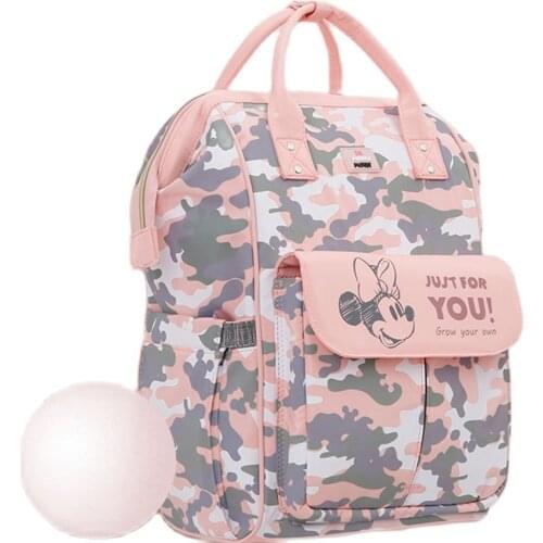DISNEY Baby Bag For Mom Mickey Mother Bag Milk Insulation Multi-Functional High-Capacity Brand Maternity Travel Diaper Backpack