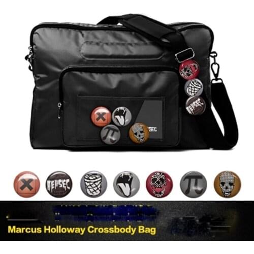Watch Dogs bags Cosplay Holloway Bag Cosplay Costume Accessory Props Shoulder Bag With Badges And Ball Adult Unisex Bag