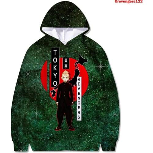 Japan Anime Tokyo Revengers 3D Hoodie High Quality Cosplay Costume Anime Sweatshirt Children Adult Clothes Kids Clothes Top
