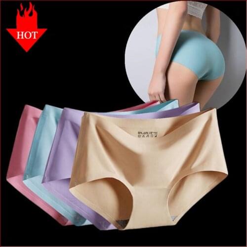 VDOGRIR Sexy Underwear Women Seamless Panties Female Fashion Lady Panty Low Waist Womens Lingerie Underpants Briefs Intimates