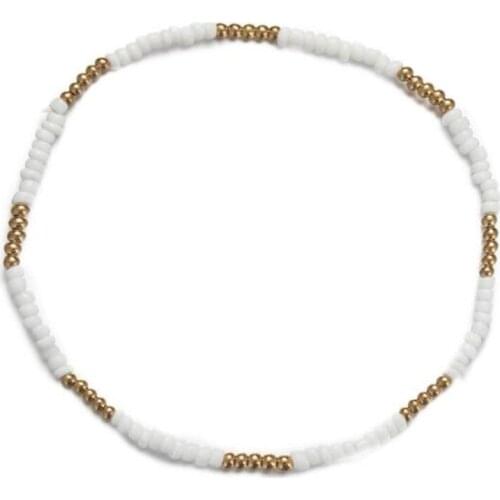 European And American Handmade Beaded Choker Necklace Charming Women Clavicle Chain Necklace Bohemian Style Jewelry Accessories