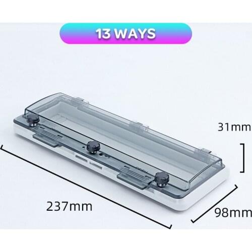 13 Ways Circuit Breaker Transparent IP67 Waterproof Box Shield Switch Window Protect Cover