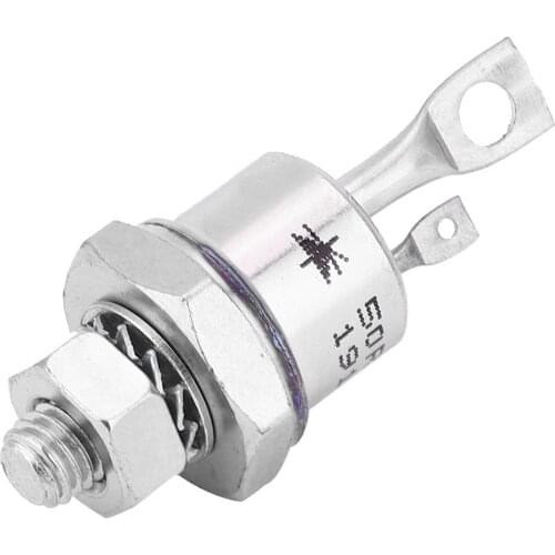 2Pcs Silicon Controlled Rectifier Screw Type Thyristor 50RIA120 SCR for Motor Control ballast for Phase control Lighting circuit