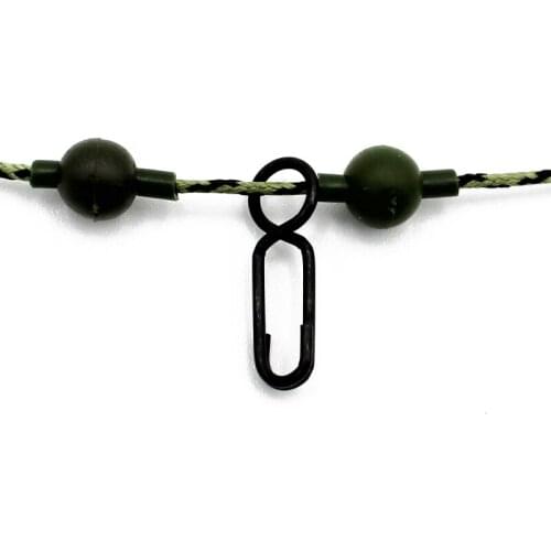 20Pcs Carp Fishing Micro Hooklink Rig Ring Clip Quick Change Rolling Swivels Snap Clips Connector for Carp Chod Rigs Accessories