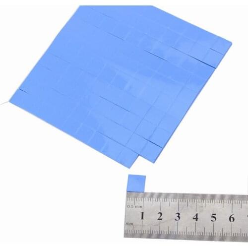 200pcs/lot 10X10x2MM 10MM CPU SMD DIP IC Chip Heatsink Thermal Pad